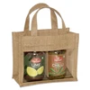 JUTE COSMETIC GIFT BAG WINDOW NO 2