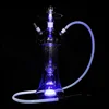 mushroom borosilicate all glass wholesale glass shisha hookah with led
