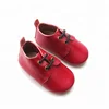 Hot Style Crib Shoes Well-Known Quality Leather Girls Shoes Designer Baby Oxford Shoes