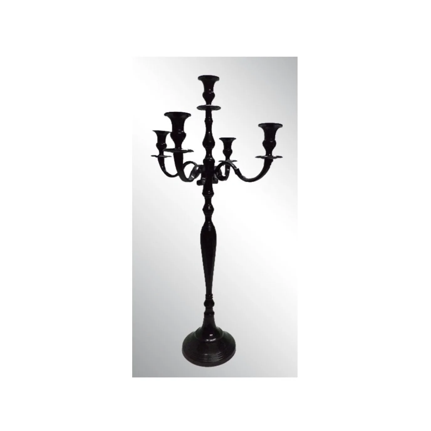 Tall Metal Candelabra Black Candelabra Floor Standing Candelabra Candle