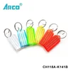 Key Label with Hardened Tang Steel Ring, Key Chain