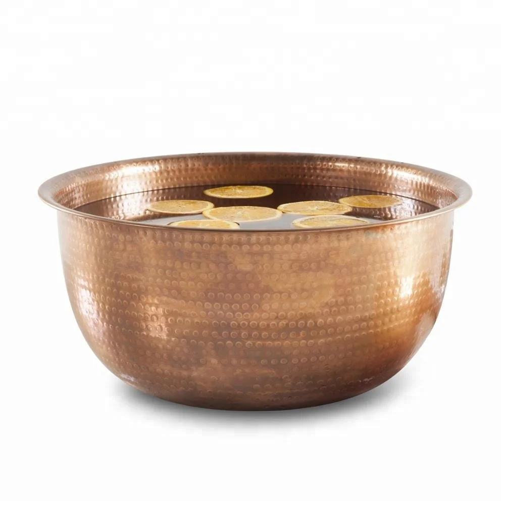 
Copper Pedicure Spa Bowl Hammered 
