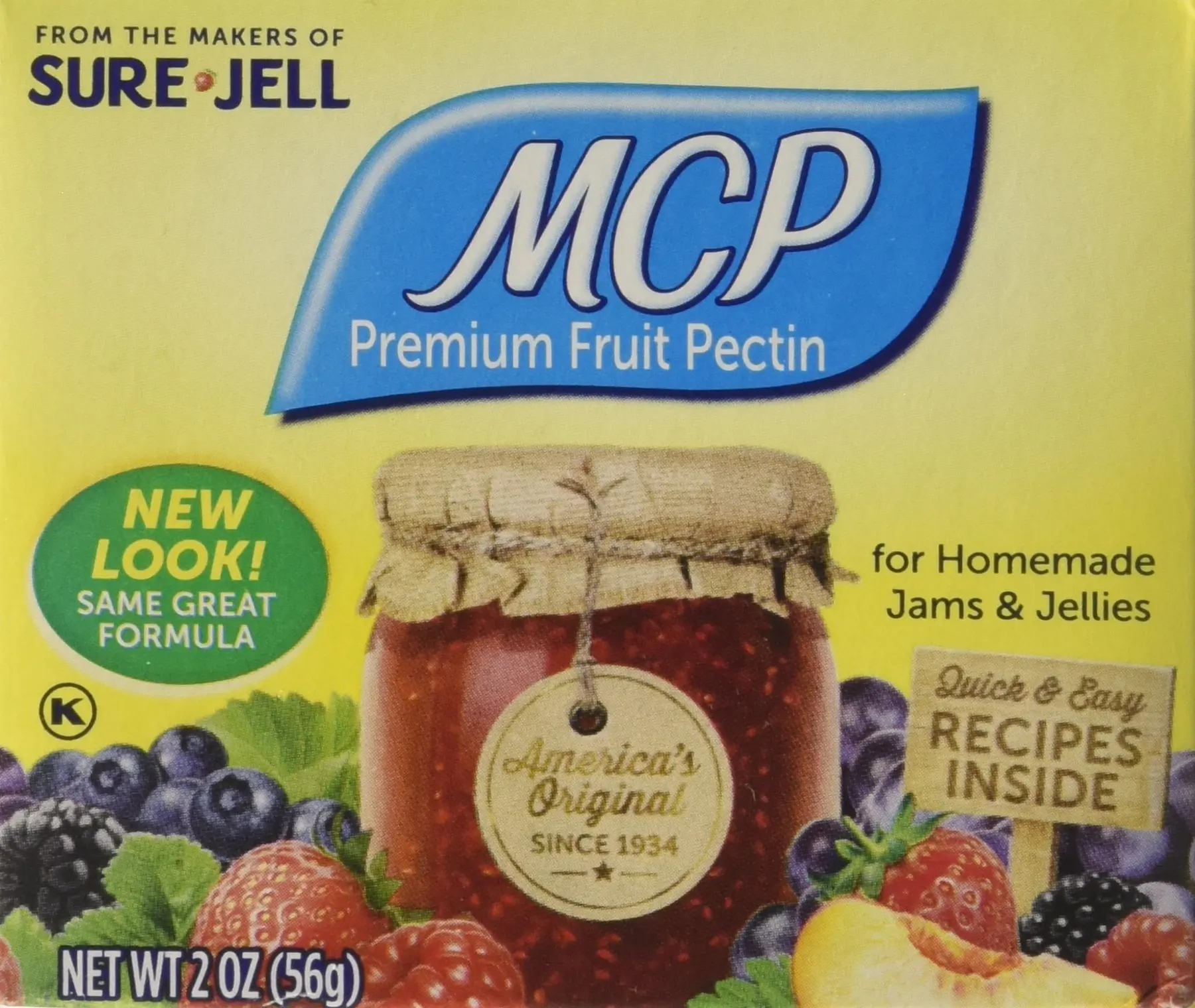 Buy Sure Jell MCP Premium Fruit Pectin, 8 Count, 16 Ounce in Cheap