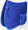 Horse Quilted ENGLISH SADDLE PAD Trail Aussie Australian Dressage Pockets horse saddle pad color navy blue