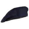 military woolen beret cap 100% wool