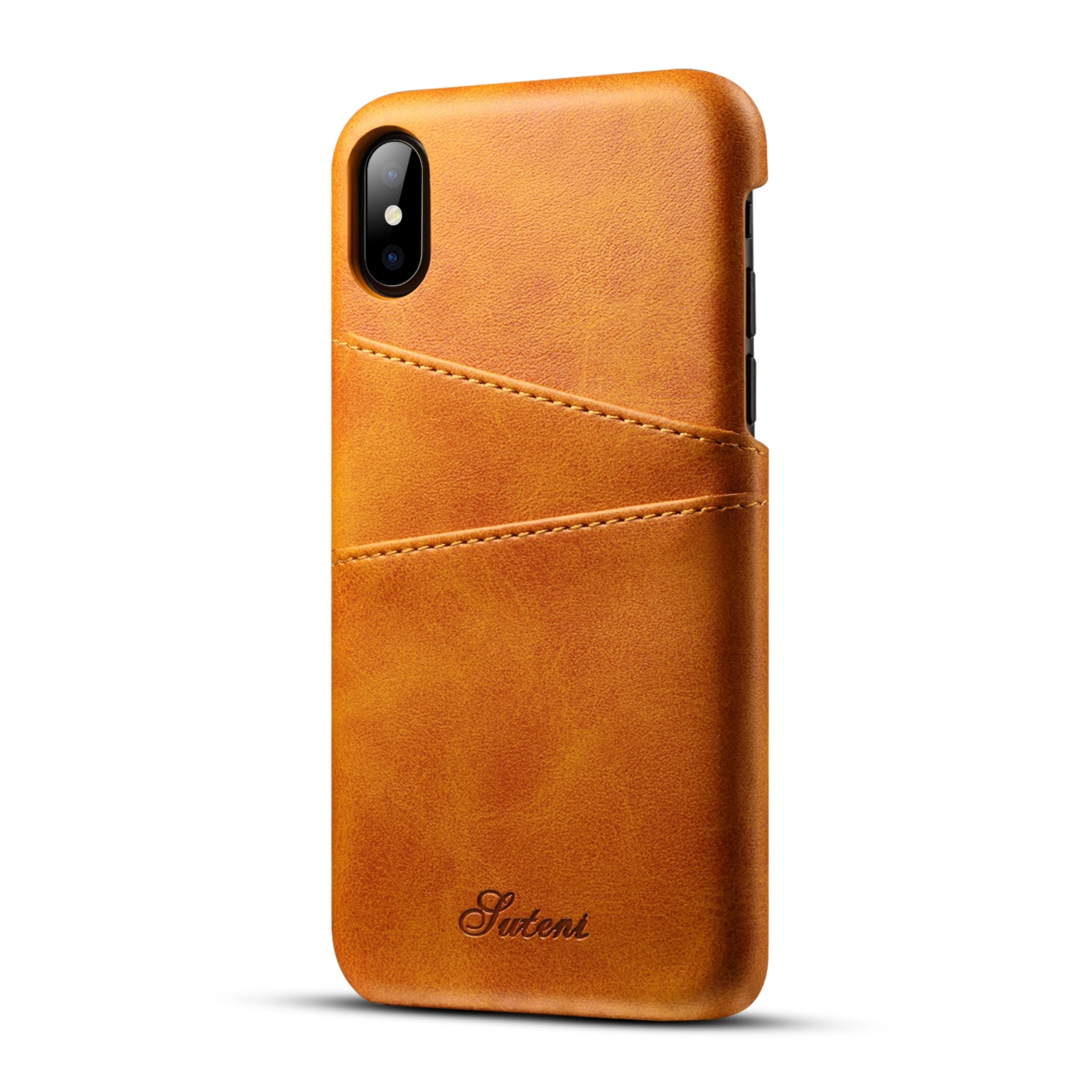 

PU Leather Mobile Phone Wallet Case With Card Holder for iPhone X iphone XS Plus Hard Back Cover