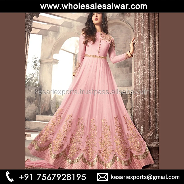 designer floor length suits