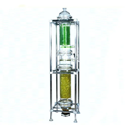 
glass distillation column 