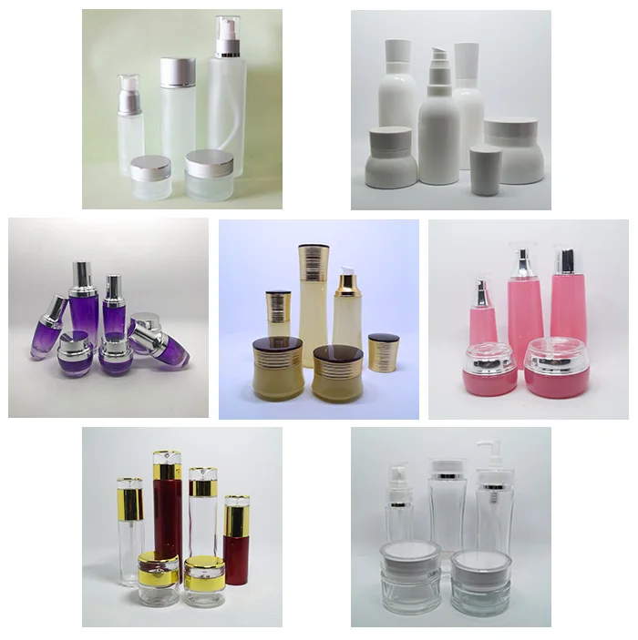 custom empty metallic gold pump lid glass 60ml 100ml cosmetic pump bottle