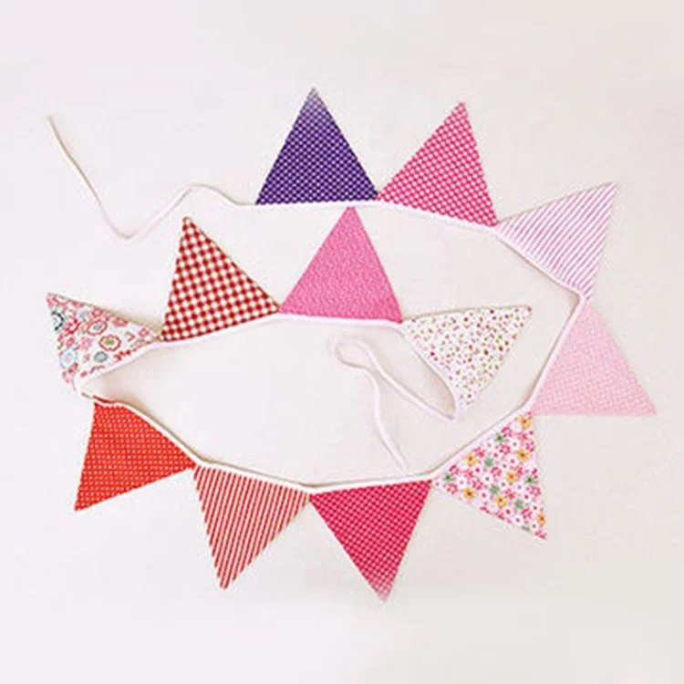 
Custom wholesale Polyester Bunting Flags String Flag 