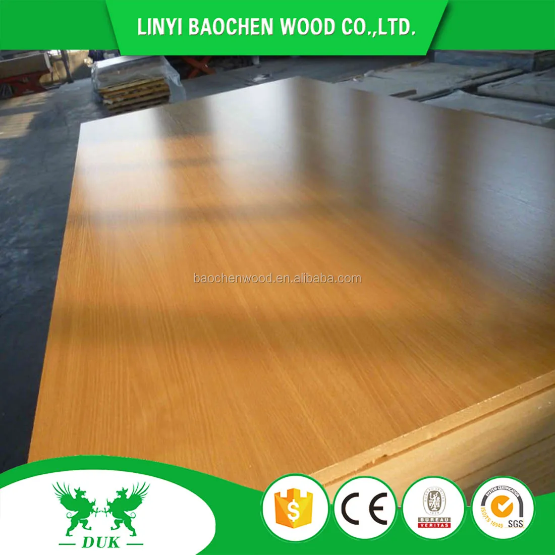 Good Quality Interior Grade 18mm Melamine Mdf Board Mdf Board Price