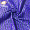Yarn dyed blend microfiber stripe single jersey shiny polyamide spandex knit polyester nylon fabric