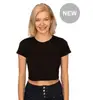Weekend Boxy Crop with your 1 color 1 location printed LOGO