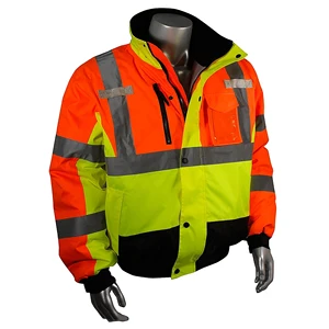 Work & Safety Hi Vis Electricians Workwear Uniform Jacket/ With Reflective Stripes and Fleece lining Work & Safety Hi Vis Electricians Workwear Uniform Jacket/ With Reflective Stripes and Fleece lining