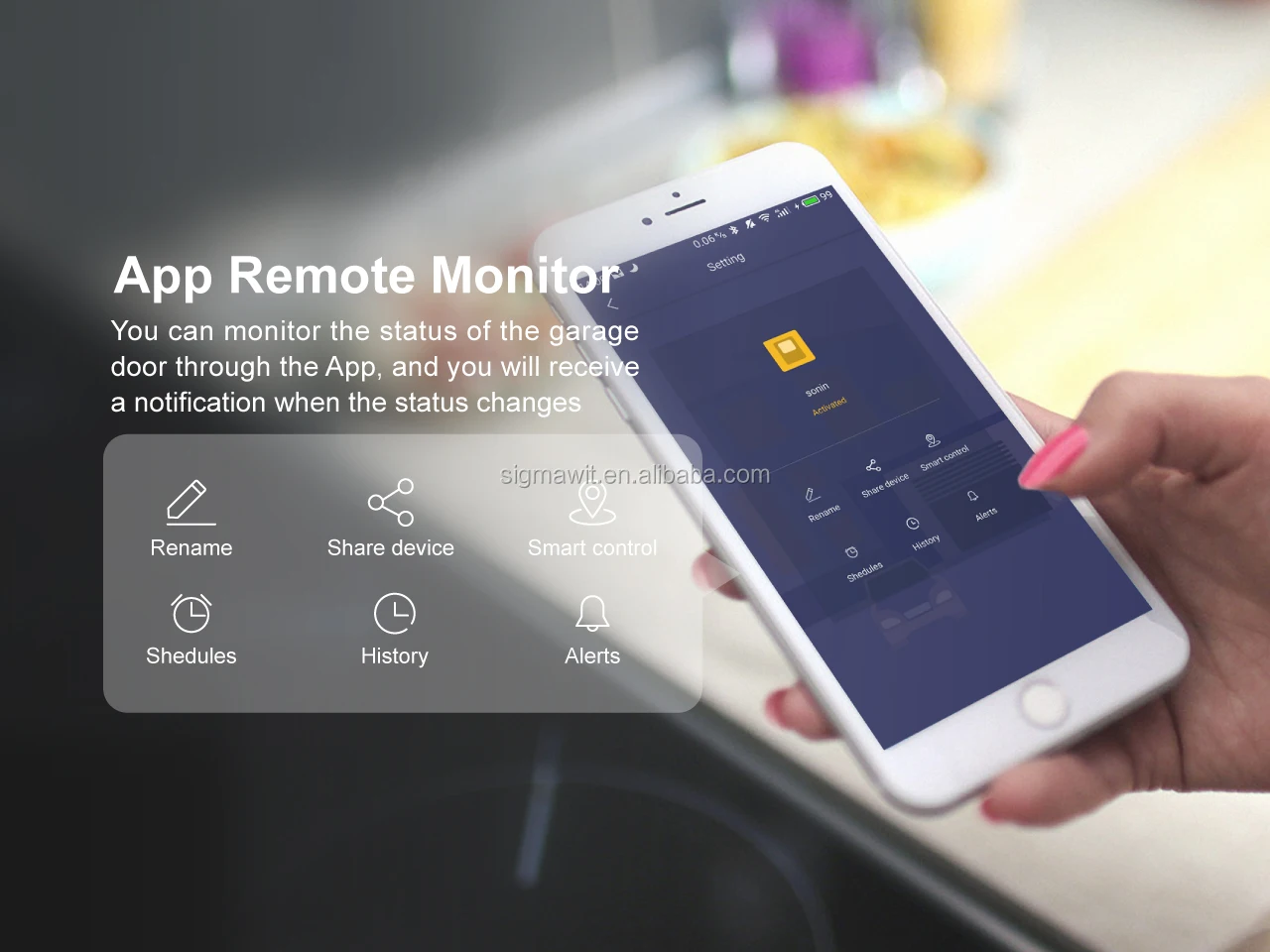 Hh Sigmawit Universal Wifi Garage Door Opener Controller Compatible