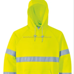 100% polyester hi vis reflective safety sweatshirt no zipper hoodie jacket 100% polyester hi vis reflective safety sweatshirt no zipper hoodie jacket
