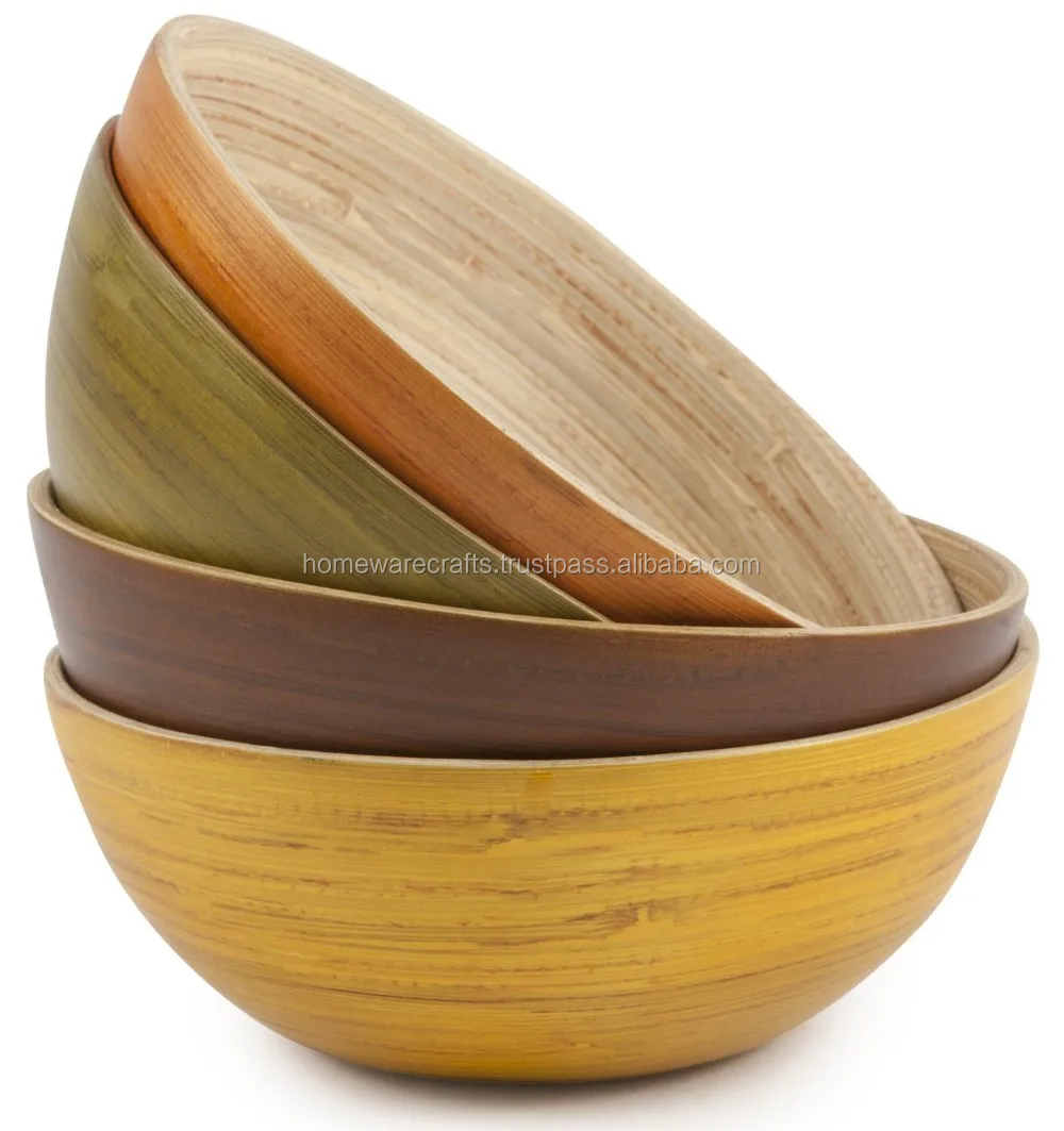 2019 New Product Healthcare Bamboo Bowls Rice Bowl Salad Bowl