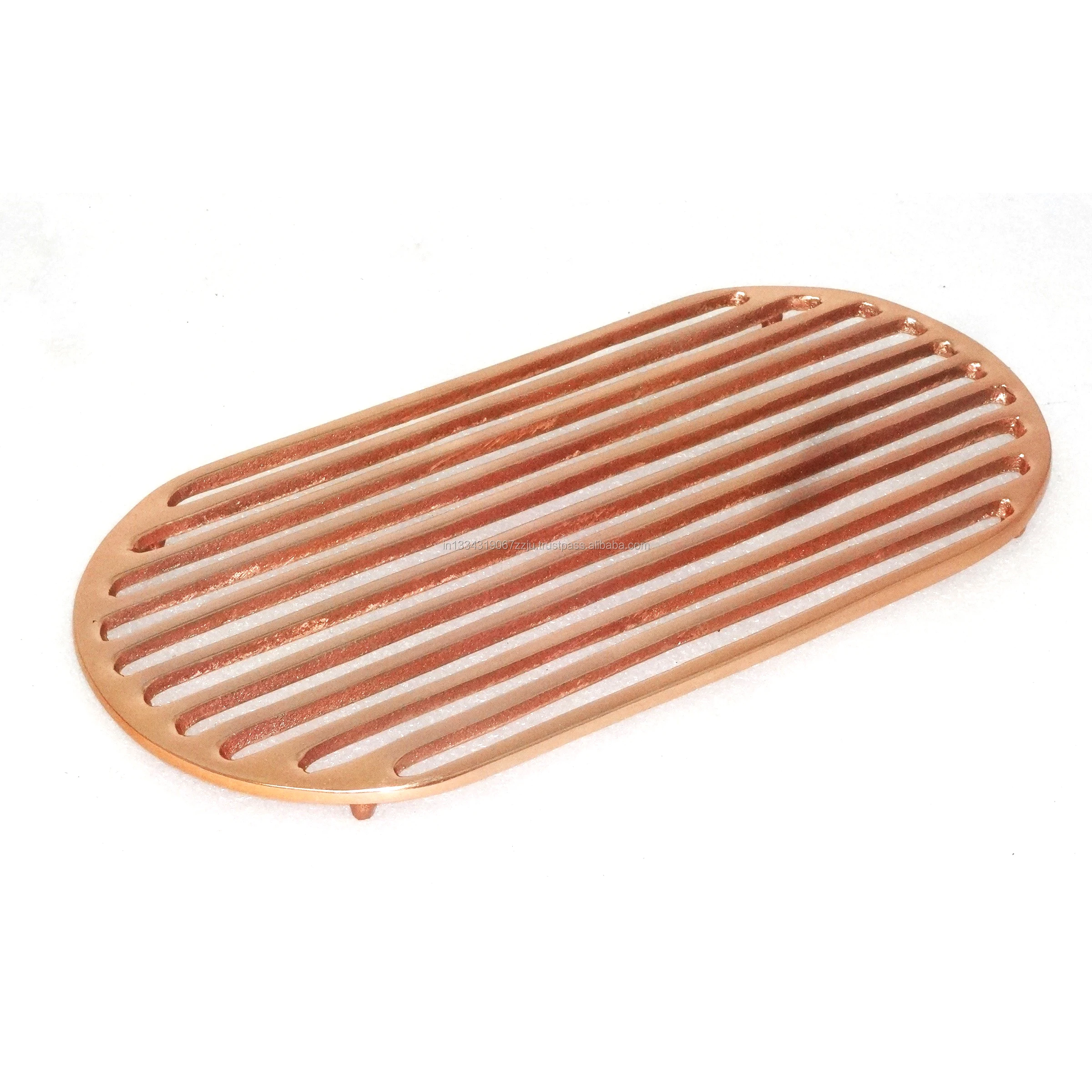 Decorative Cast Fruit Shape Metal Table Top Trivet For Heat Resistant