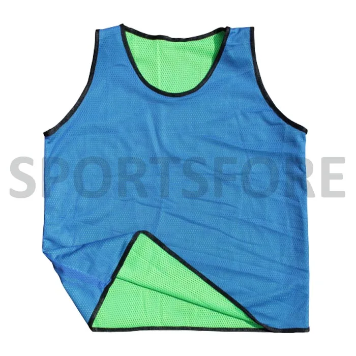 Soccer Rugby Training Bibs Reversible Football T-Shirts All Sizes Kids Adults 