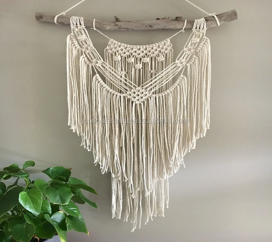 Macrame Hiasan  Dinding  Macrame Dinding  Seni Disesuaikan 