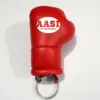 mini boxing gloves keychain keyring key chain ring NEW leather