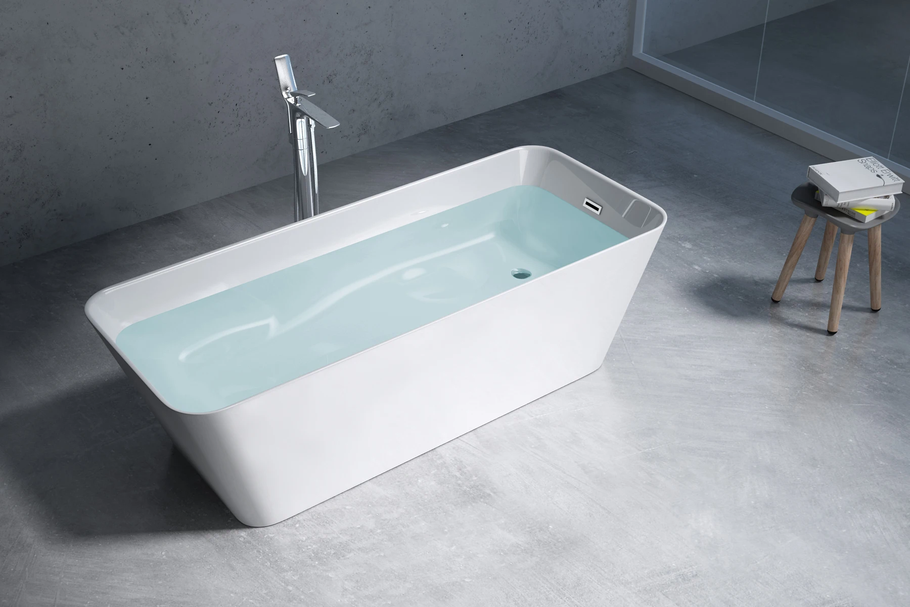 bathtub freestanding solid surface teen tub spa
