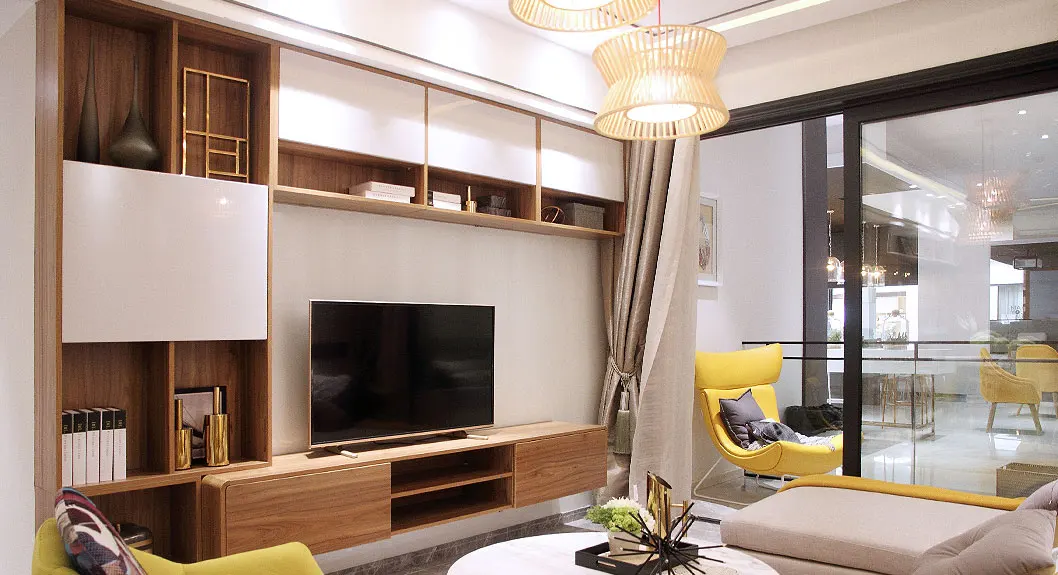 Oppein-armario De Madera Para Sala De Estar,Nuevo Diseño,Para Tv - Buy