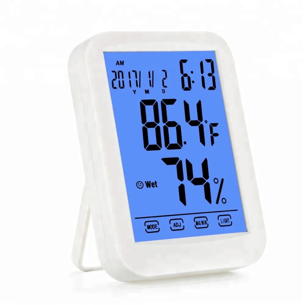 

Desktop wall mounted Temperature humidity meter hygrometer LCD Household digital Room thermometer hydroponics cultivate grower