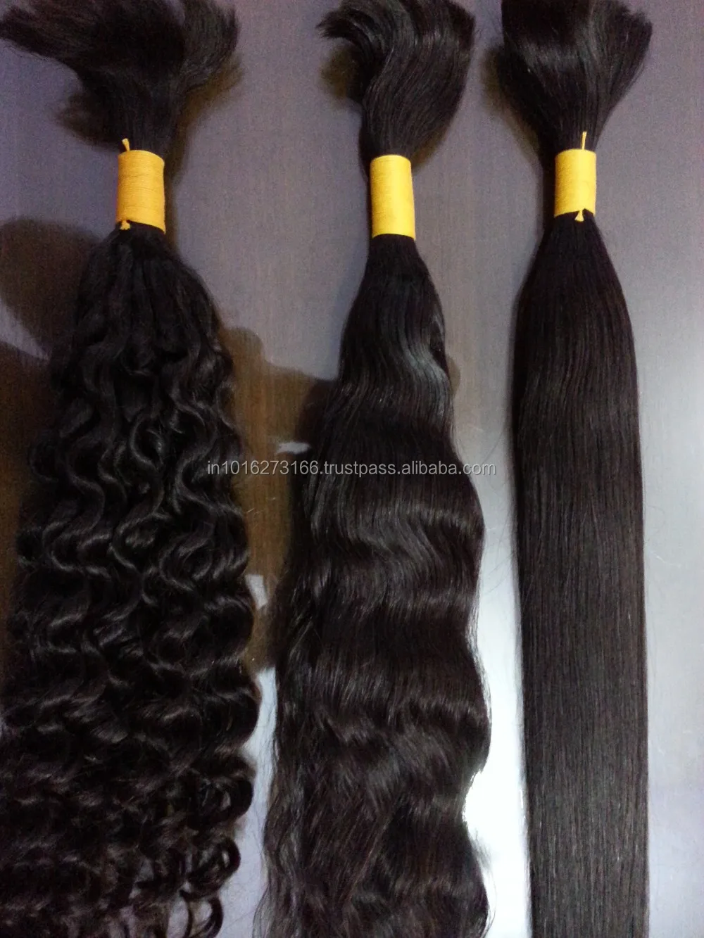 Wholesale Wigs New Arrival Body Wave Bulk Indian Temple Human Hair