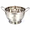 Stainless Steel German Colander With Pineapple Design Cutting