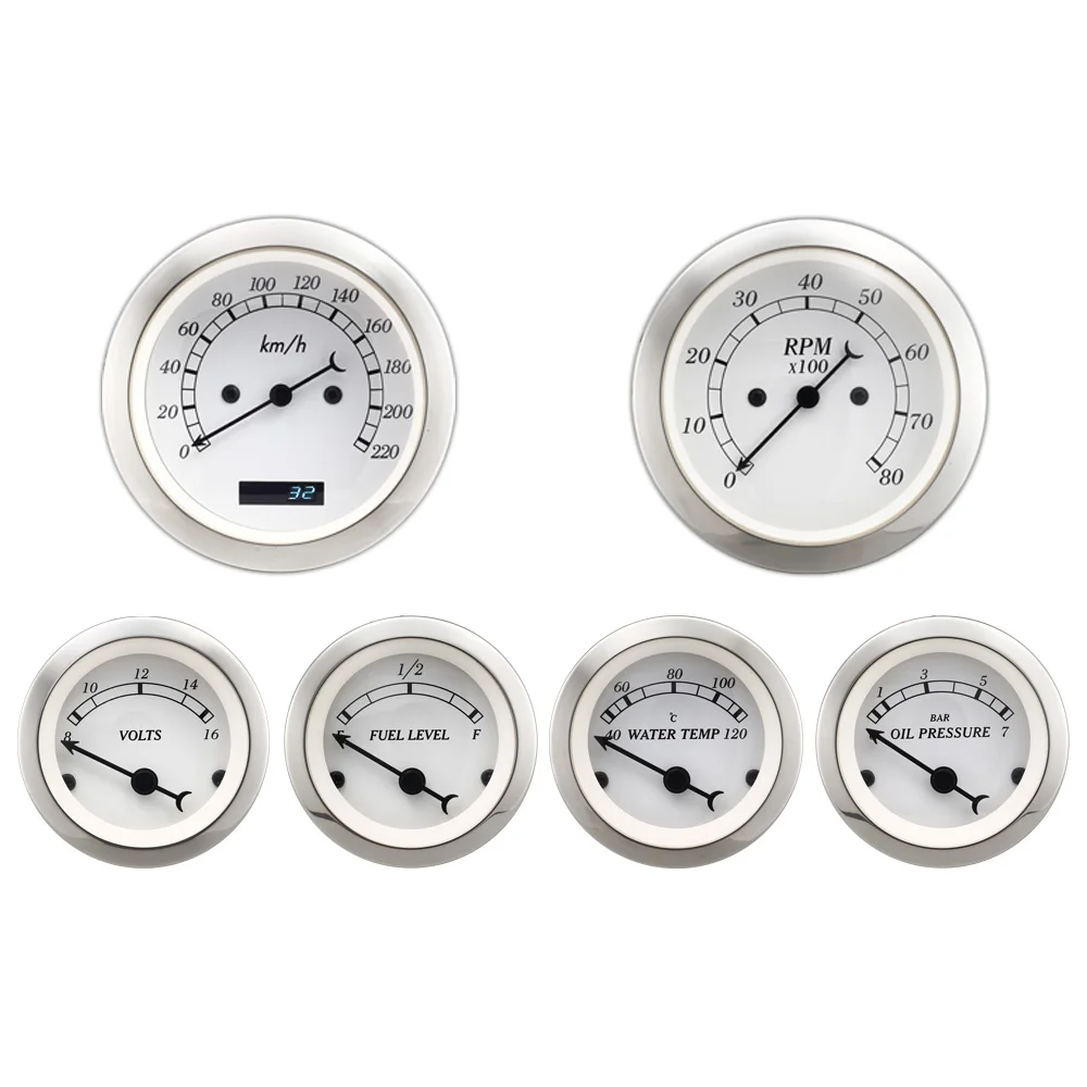 85mm Aftermarket Classic Series With Electrical Gps Speedometer Full 6