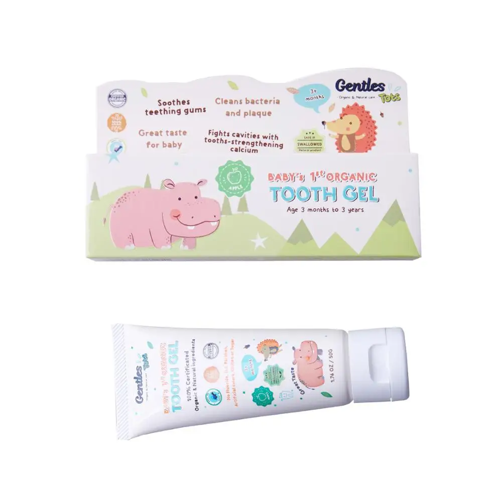 
Fluoride Free Organic Toothpaste Gel for Kid age 3 months-3 years 