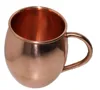 MOSCOW MULE MUGS 100% COPPER HANDLE PLAIN COPPER