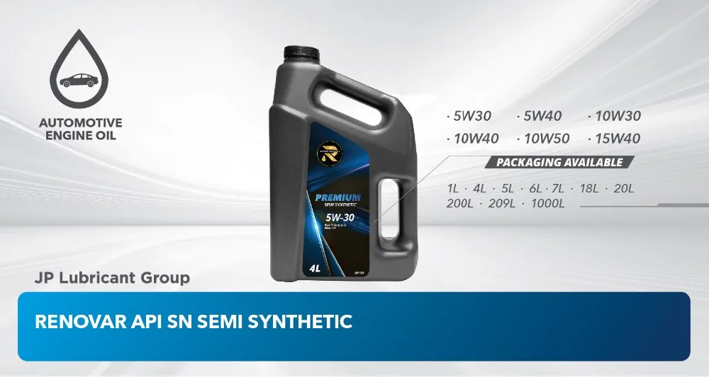 Renovar 5w30 Api Sn Semi Synthetic Motor Engine Oil Lubricant - Buy ...