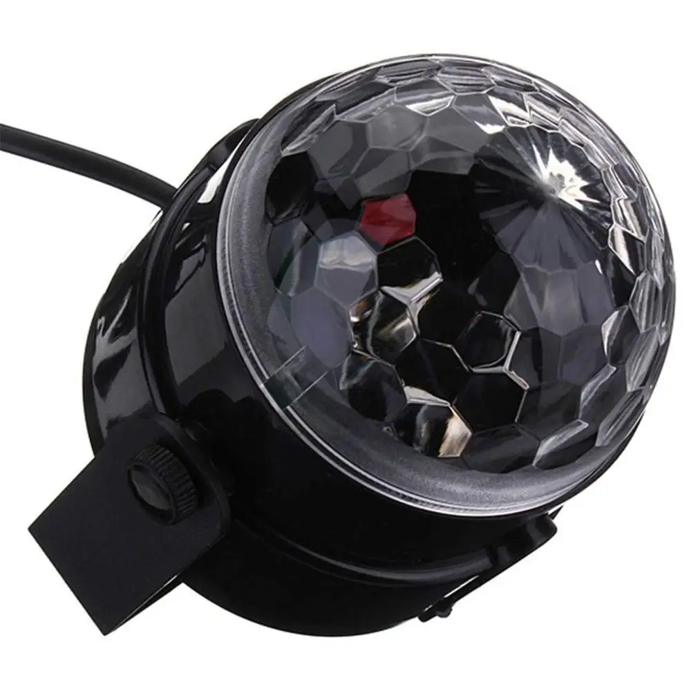 
Factory RGB magic multi colored rotating dj party Light mini sound activated led disco ball 