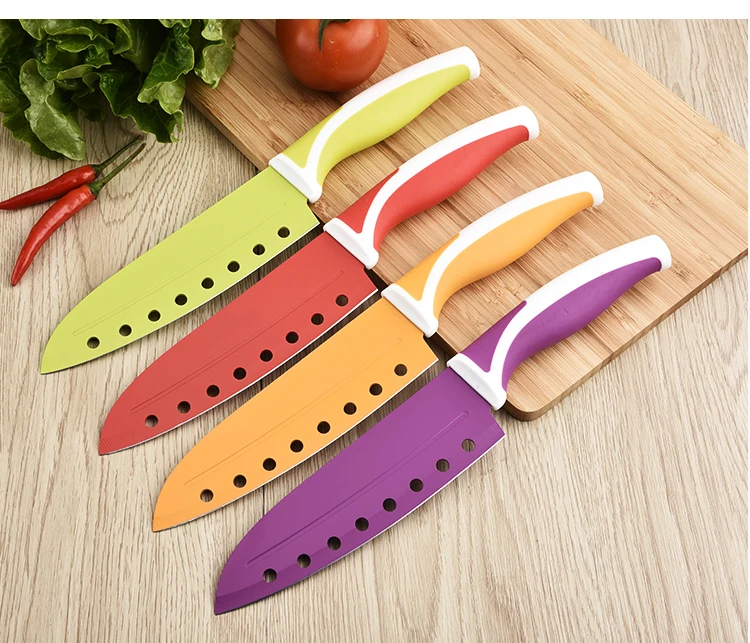 Santoku Knife With Plastic Cutting Board Set Buy Set Of Chopping
