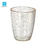 Shatterproof Plastic Acrylic Cup Glitter Flakes Within Cups