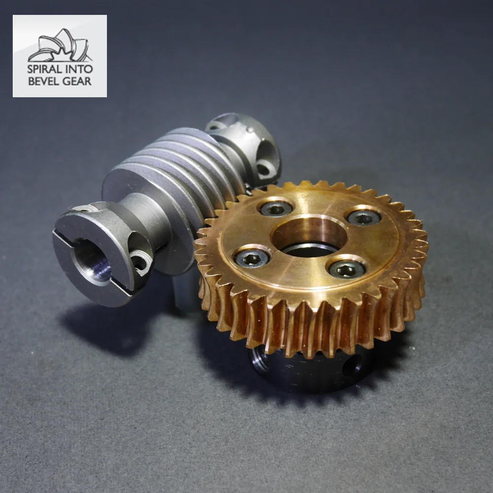 
High Quality Brass Worm Gear set for Speed Reducer 