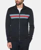 Track Jacket Men's Stripe Jacket Dark Sapphire Polyester/cotton Machine washable