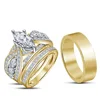 BRIDAL CHARMS RINGS SET