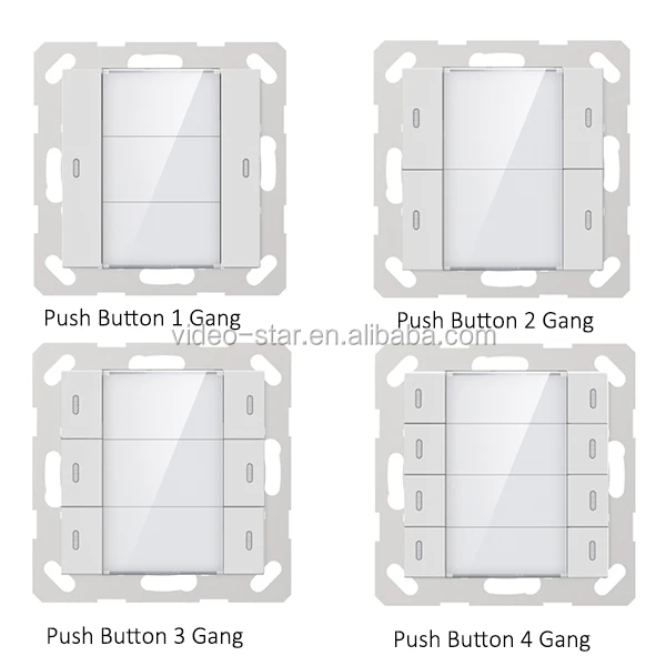 2019 Latest GVS KNX Temperature Panel Room Temperature Controller Smart Home Automation System KNX Multifunctional Thermostat