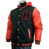 New latest High quality wool cotton satin leather varsity jacket/base ball varsity jacket baseball Letterman jackets