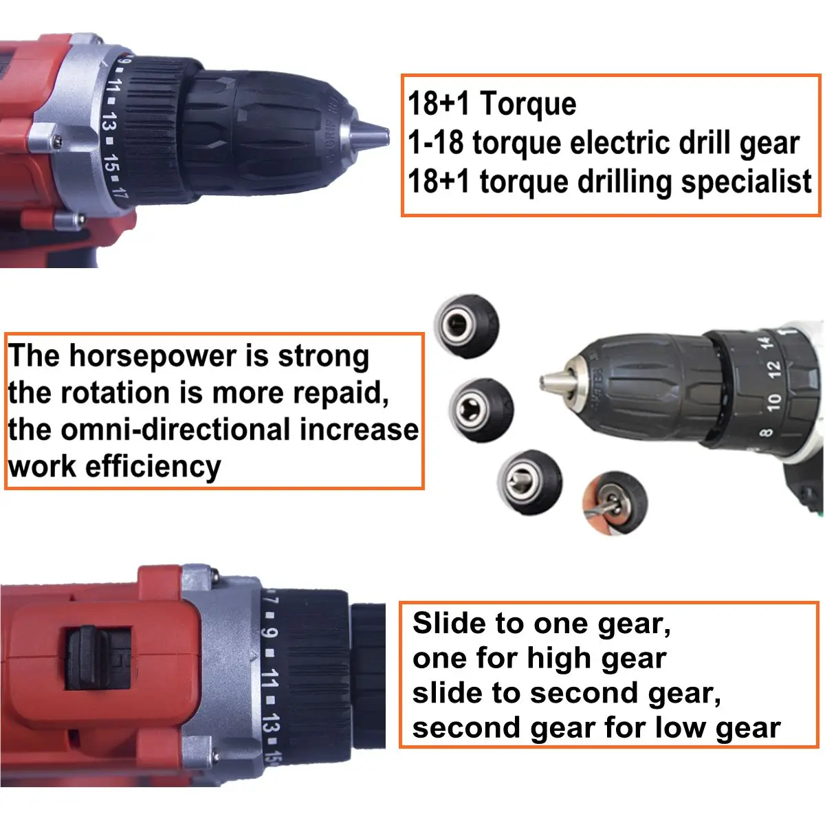 Chicago Electric Power Tools Parts 66/5000 36pc 16v Lithiumion