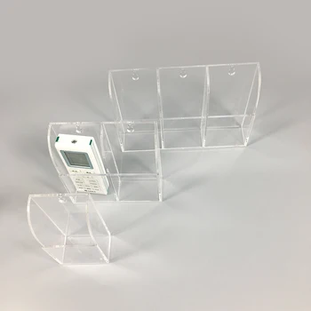 Wall Mount Remote Control Holder Clear Acrylic Media Organizer Storage Box Coffee Table And Nightstand Convenient Remote Control View Wall Mount Remote Control Holder Clear Yageli Product Details From H2 Display Trading