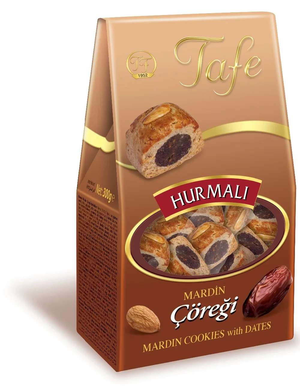 Tafe Mardin Crispy Mamoul Cookies With Date And Almond 300g - 282 Code ...