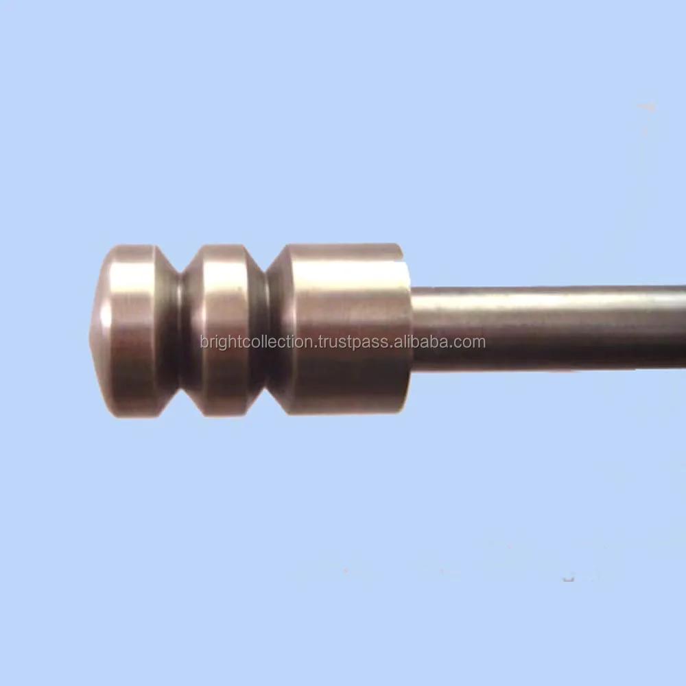 Wrought Iron Curtain Rod Finials Polished Nickel Curtain Rods Nickel Plated Curtain Rod Finial