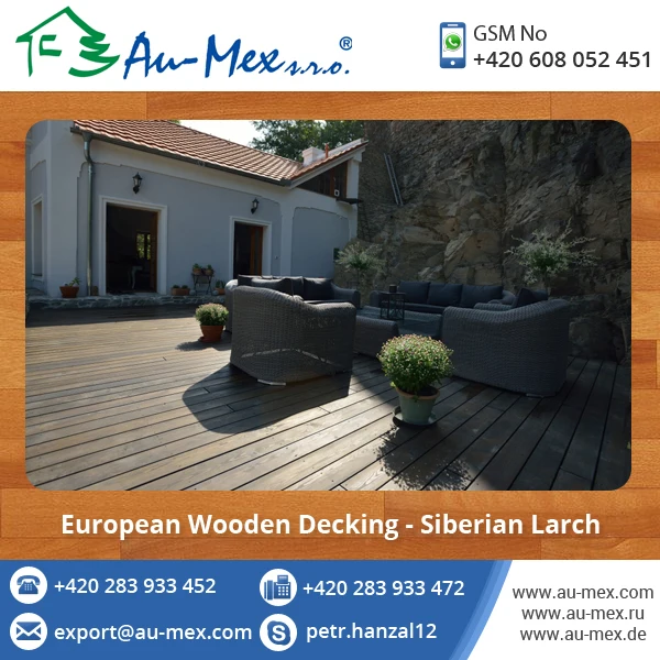 High Strength Siberian Wood Decking Available at Best Price
