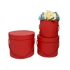 Wedding Bouquet Flowers Display Round Paper Gift Box with Custom Logo