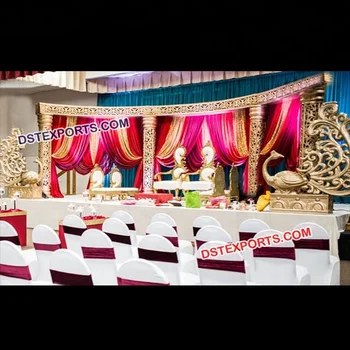 Best Peacock Theme Wedding Stage Asian Wedding Stage Decoration