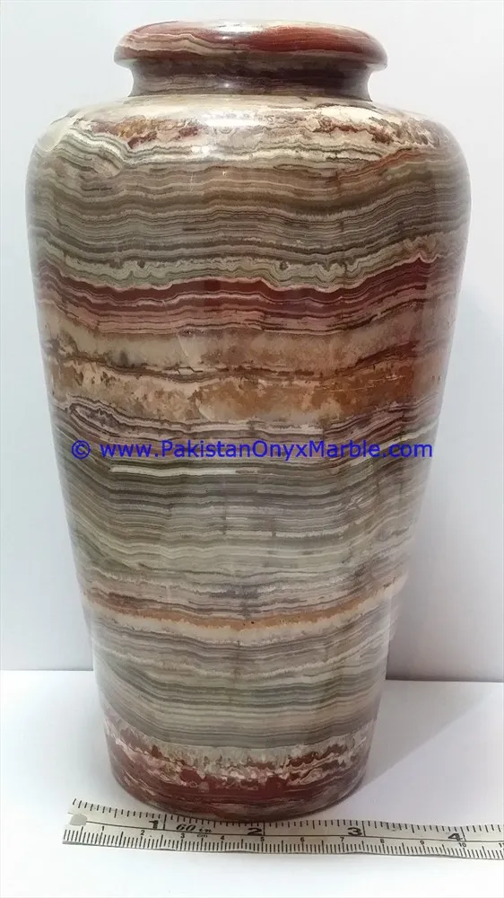 Genuine Onyx Vases Displays It's Own Natural Colors,Unique